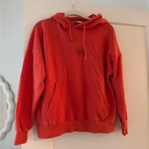 Pull&Bear Vibrant Red Hoodie